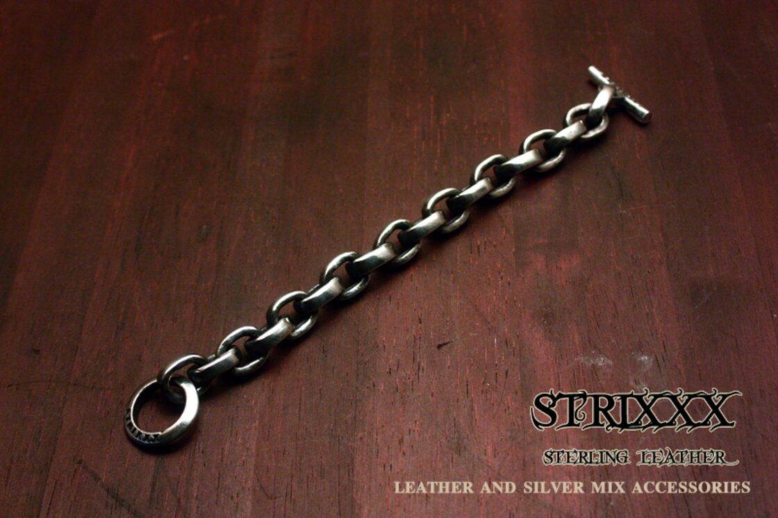 5 極太あずきウォレットチェーン STRIXXX 美し 