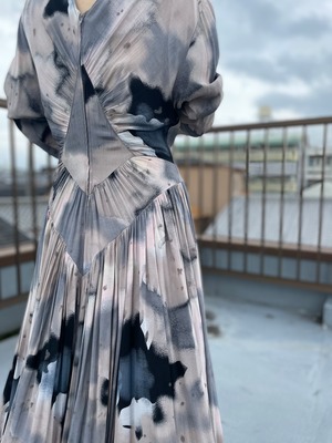 vintage marble dress　