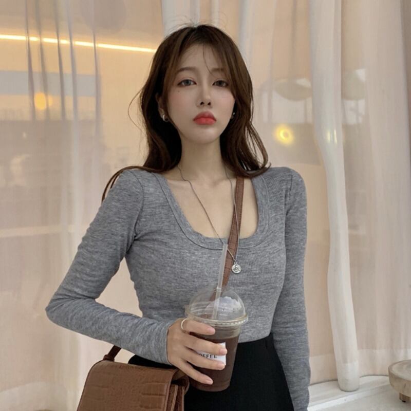 シャツ オータムウィンターTシャツ スタイルグレートップス ロング 秋物 冬物 スクウェア YY-ファッション32559831216