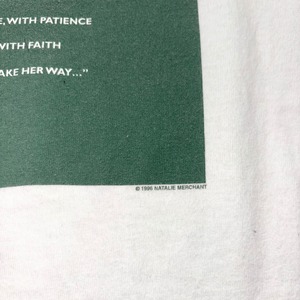 vintage 1996’s NATALIE MERCHANT music tee “WONDER”