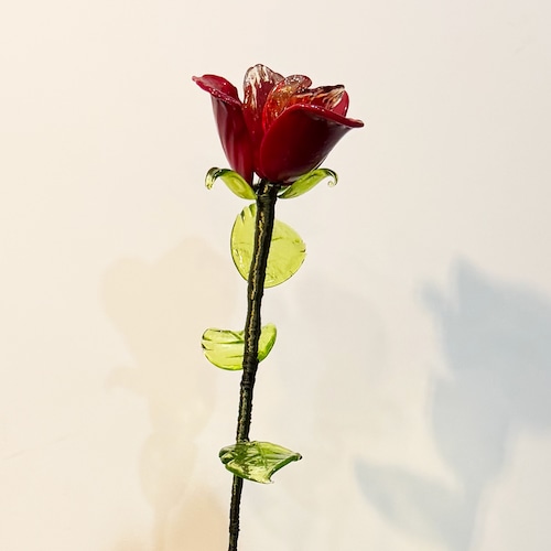 ItemB57 ヴェネチアンガラスの薔薇 rosso 3×2×3×3