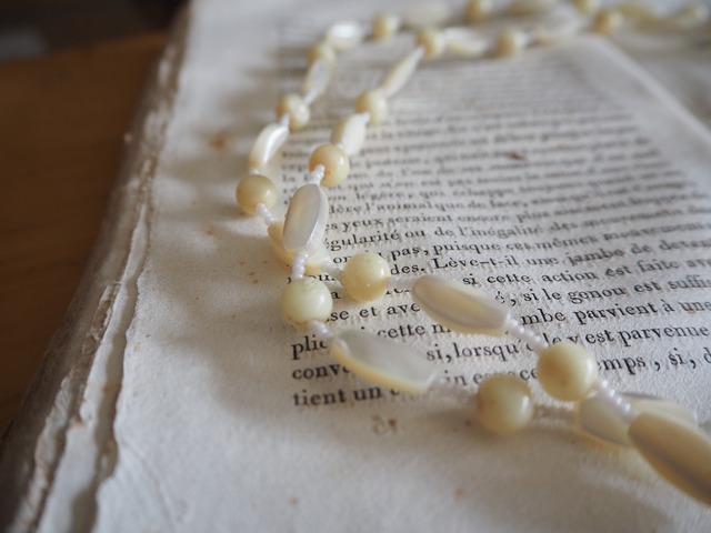 JAPAN？ 1980's ~ 1990's Vintage beads necklace