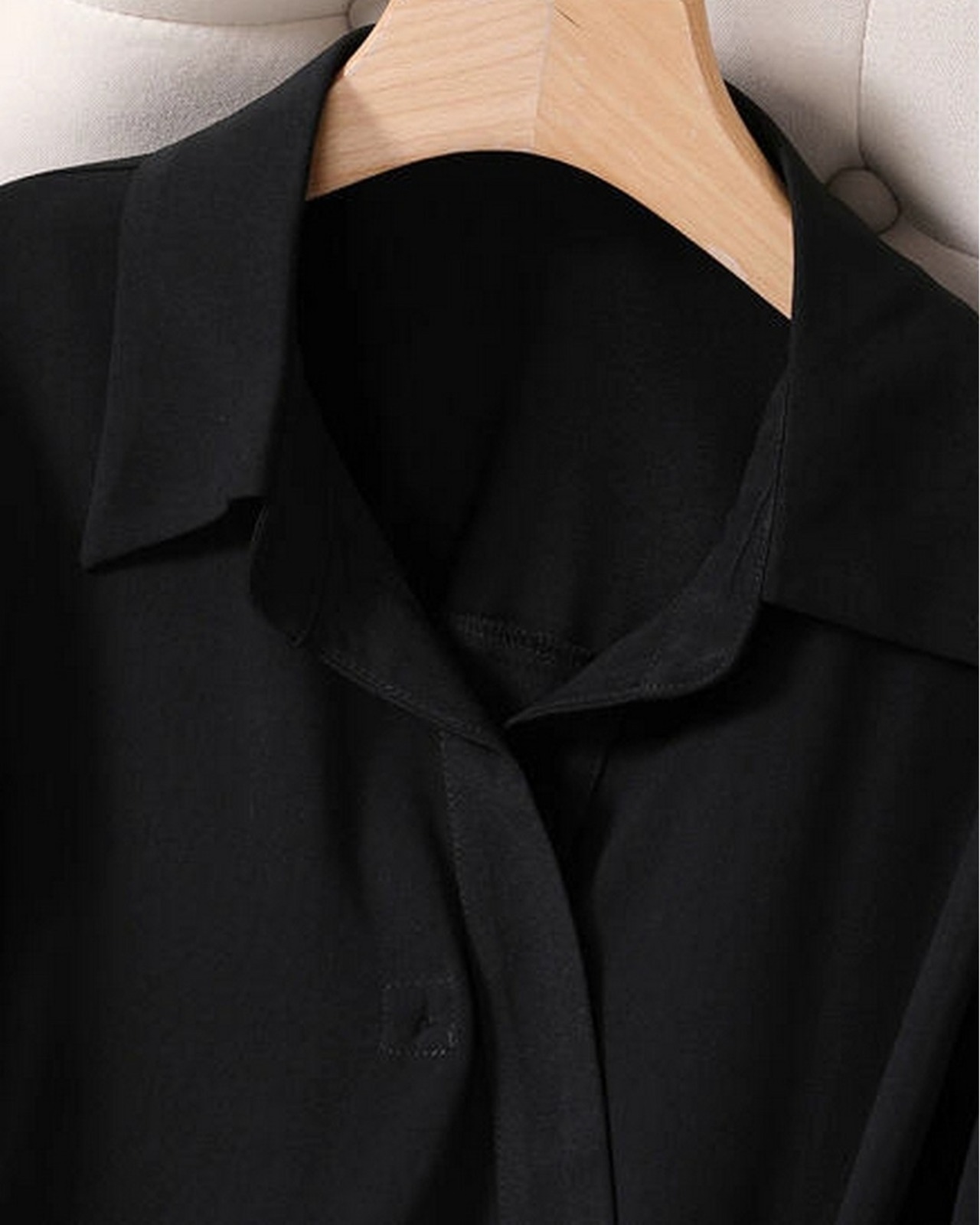 ベルトシャツロングワンピース A0559 - 10