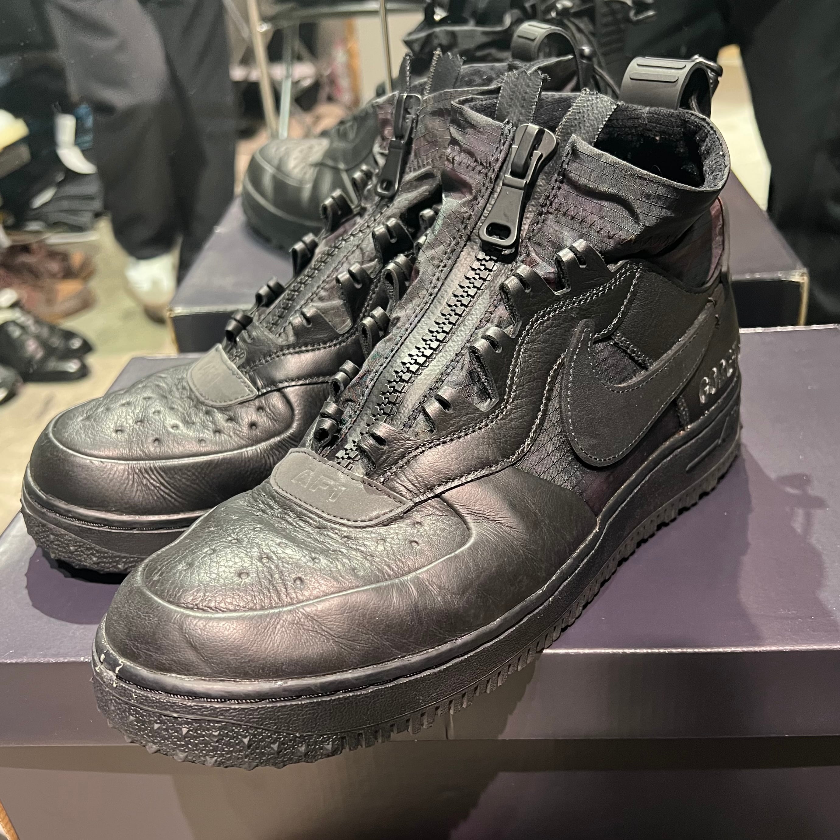 美品メゾンマルジェラ レザースニーカーAir force 1 ジャーマン