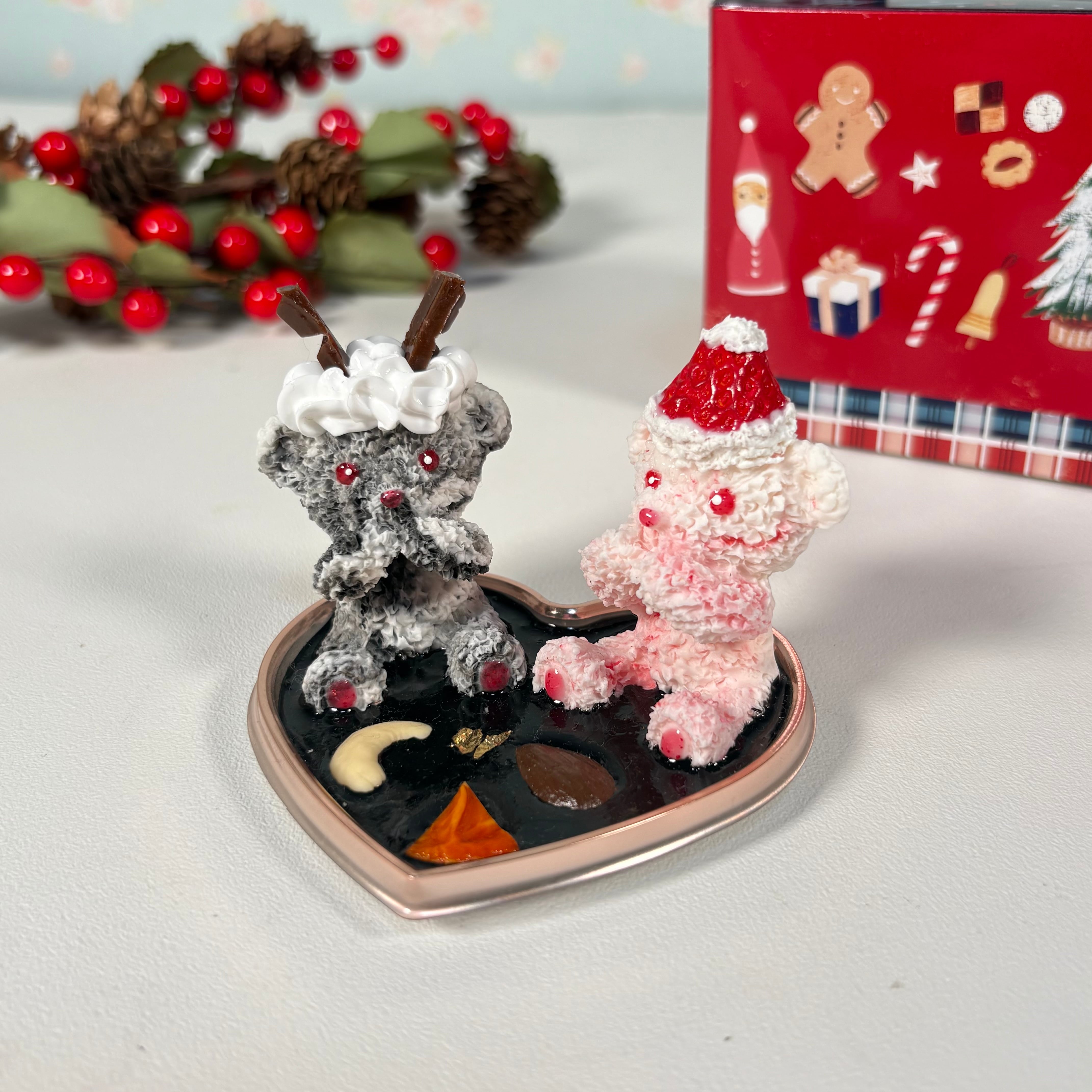 レアくま恋ベアサンタ帽子＆トナカイ