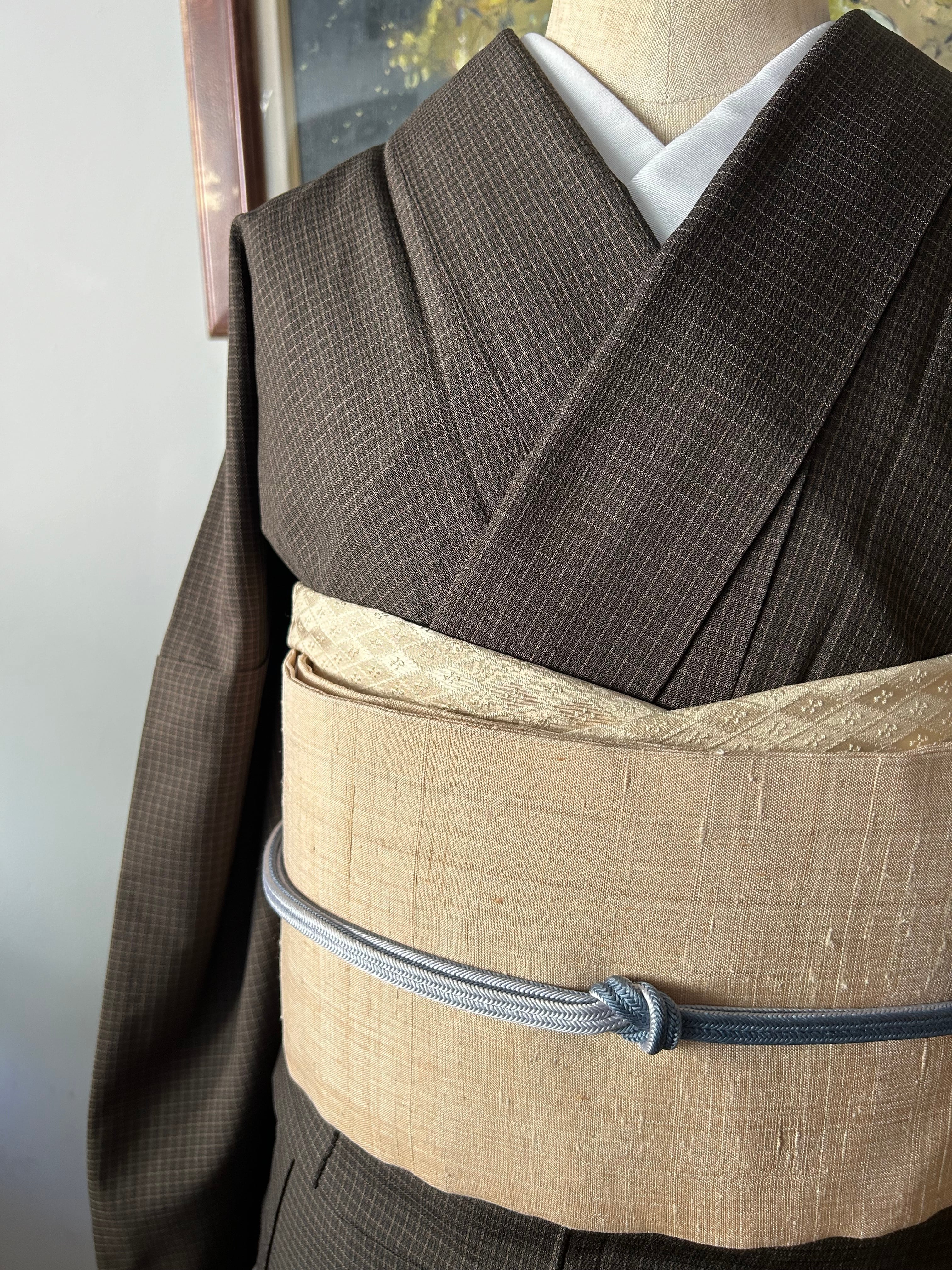 名古屋帯31 黒ヒョウ様お取り置き