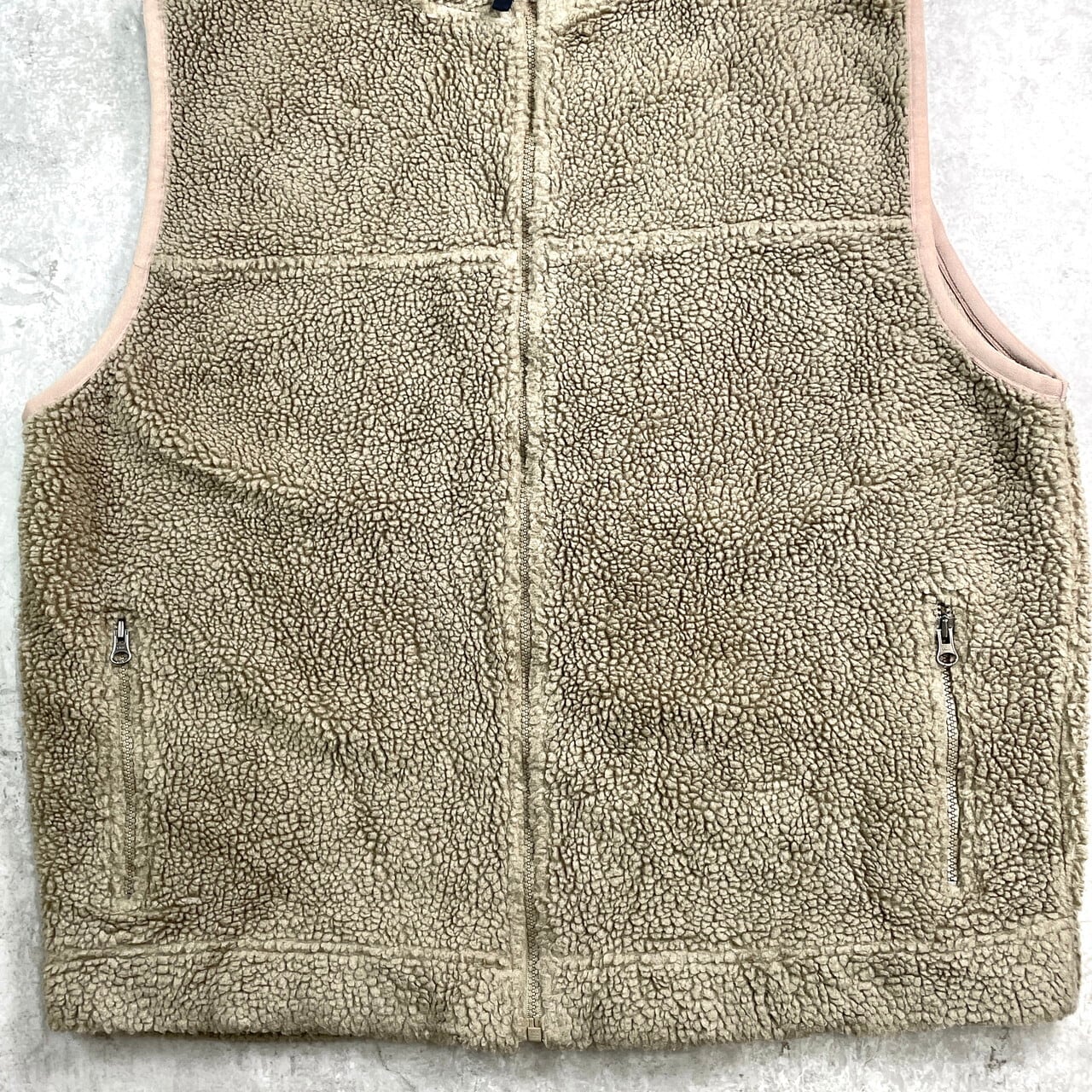 00年代 GAP オールドギャップ ボアフリースベスト メンズXL 古着 00s