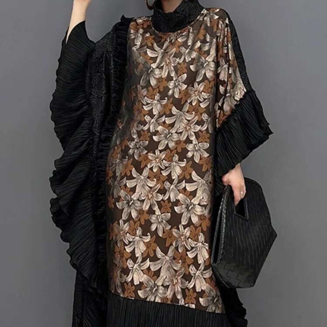 Batwing Sleeve Pullover Dress / バットウイング スリーブ プルオーバー ワンピース