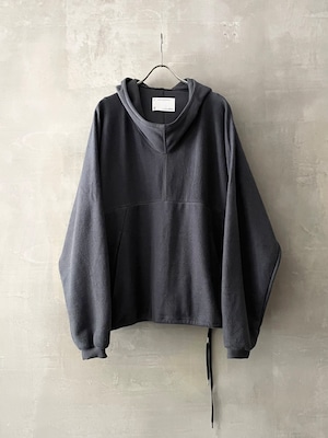 T/f Lv5 reverse sweat anorak hoodie - stone