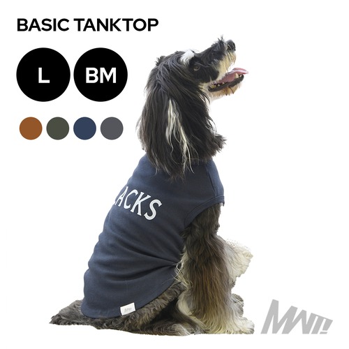MWT! ベーシックタンクトップ / L / BM（BROWN/GREEN/NAVY/GRAY)