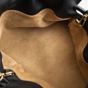 ロエベ フラメンコ クラッチ ミディアム ショルダーバッグ ブラック レザー