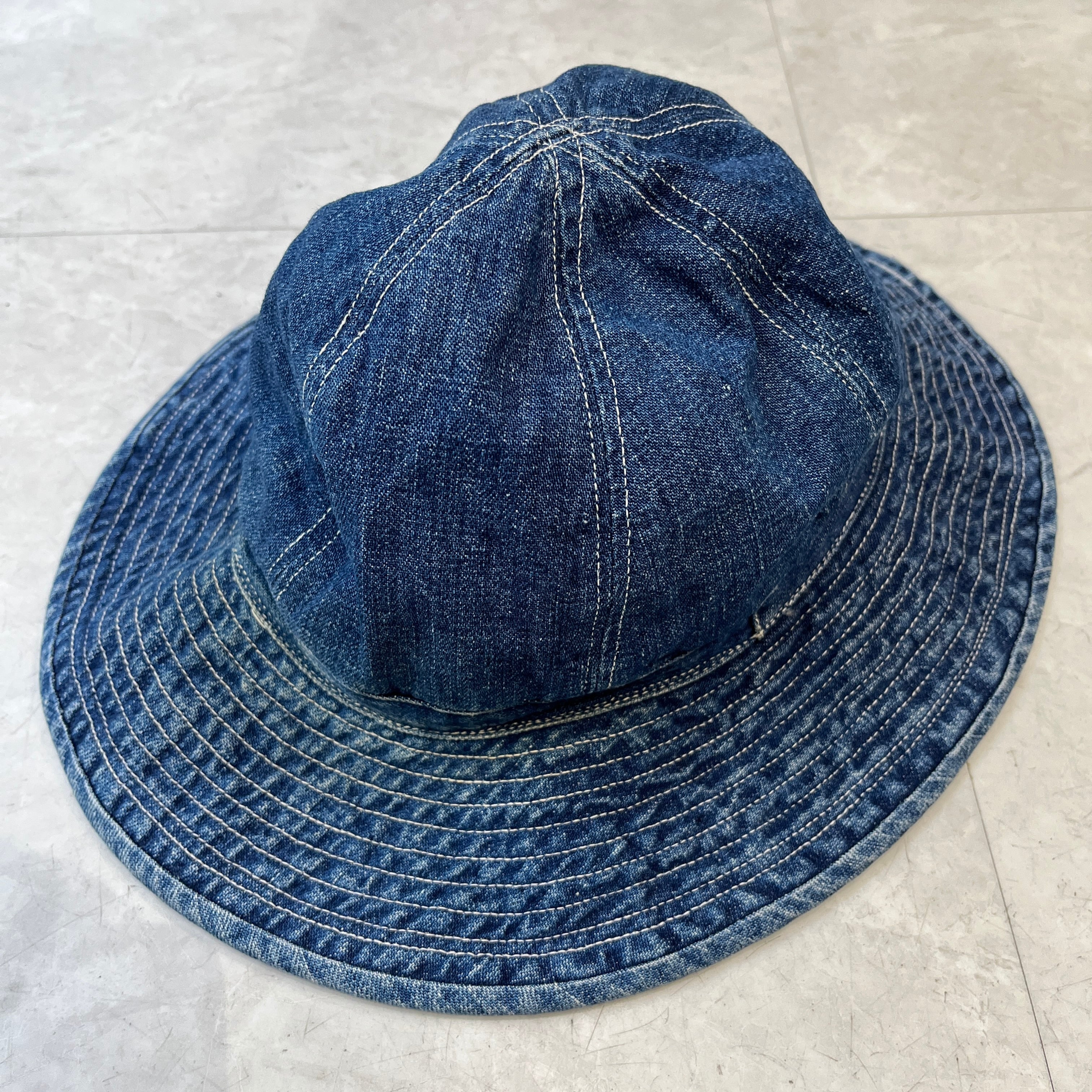 30s US ARMY M-37 Denim Hat 30年代 デニムハット ミリタリー 30s US ARMY M-37 Denim Hat 30年代 デニムハット ミリタリー