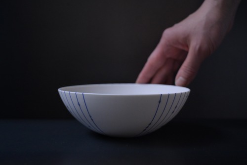 大道宏美　雨　抹茶碗