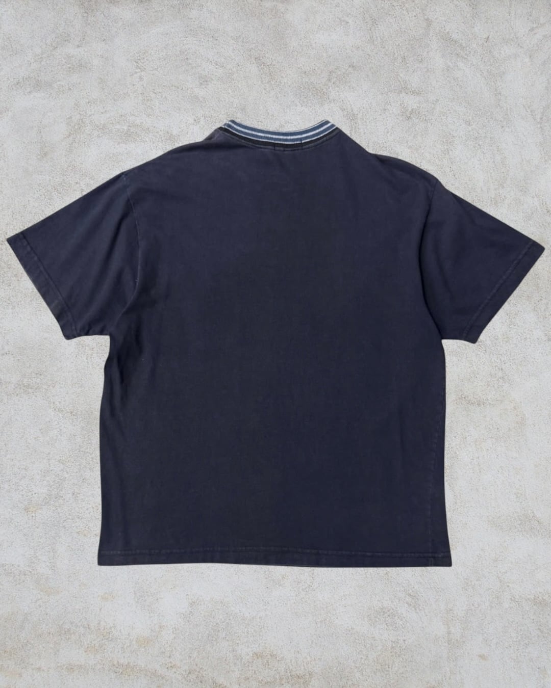 80's~90's old stussy Mock Neck Design Tee “黒タグ“ “モックネック