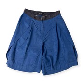 Johnbull ジョンブル タック デザイン キュロット S/ブルー レディース