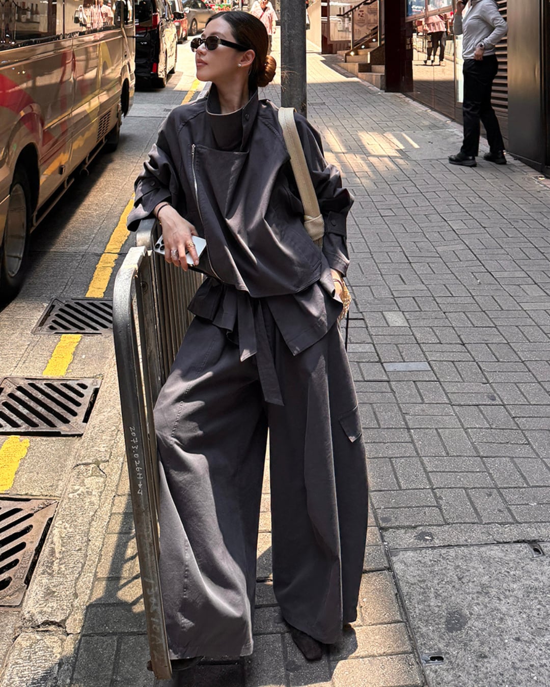 ワークワイドパンツ A25016