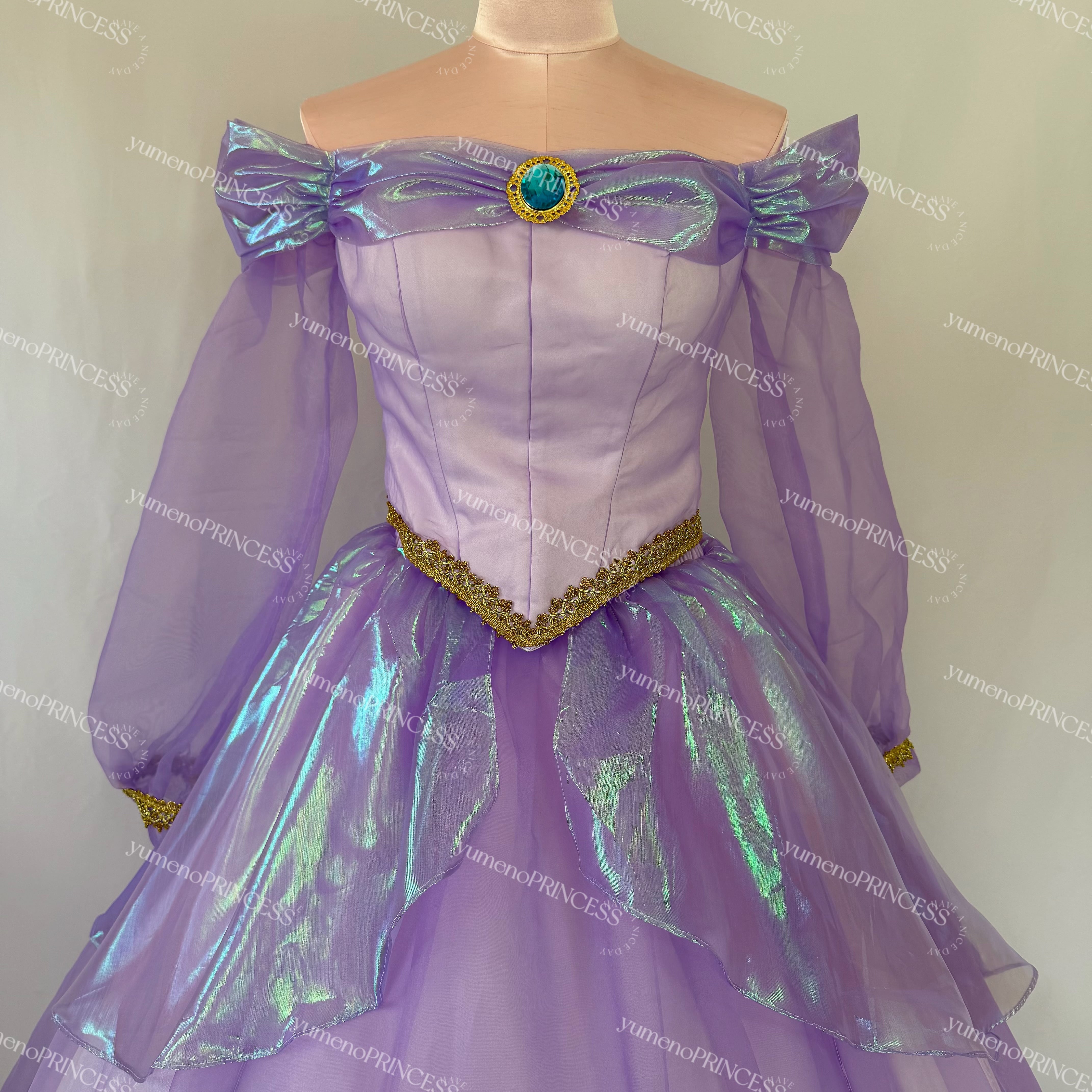 dハロ ジャスミン パープルドレス オーダーメイド衣装 | yumenoPRINCESS