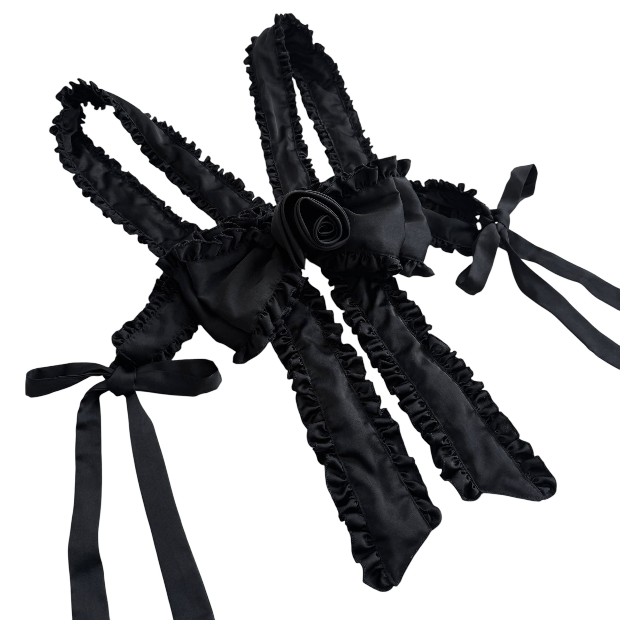 リボンローズハーネス BLACK