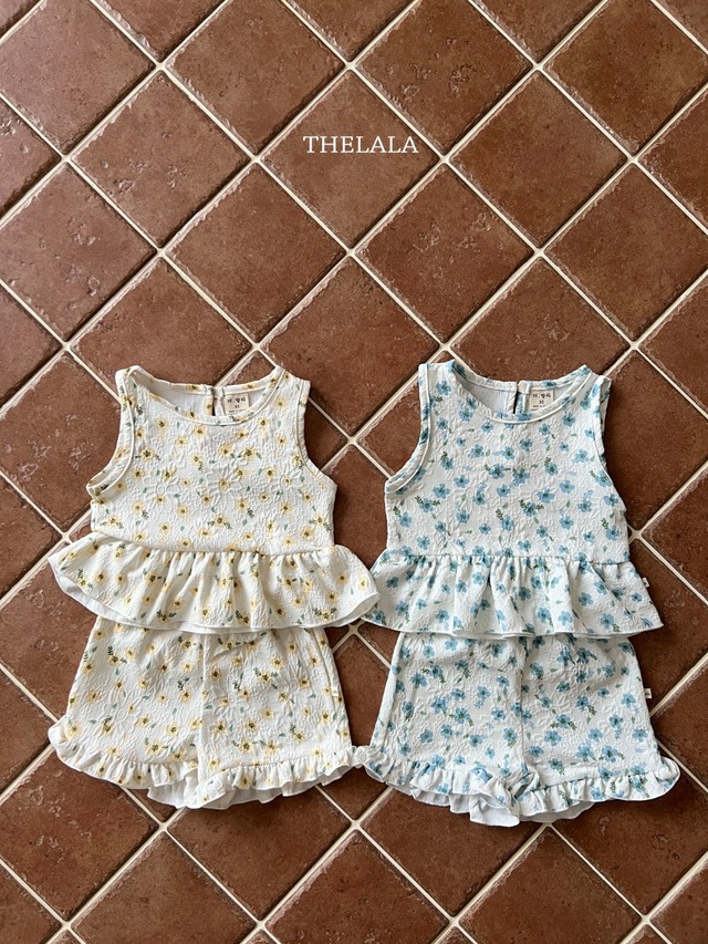 【取寄】thelala｜kongsooni setup｜コンスニセットアップ｜XS-XL｜kids｜26 summer