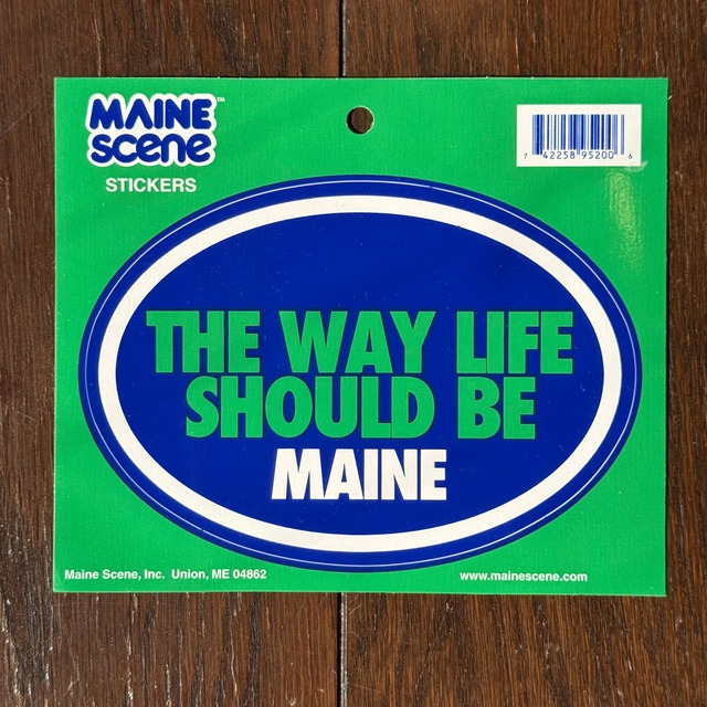 “MAINE” Souvenir Sticker