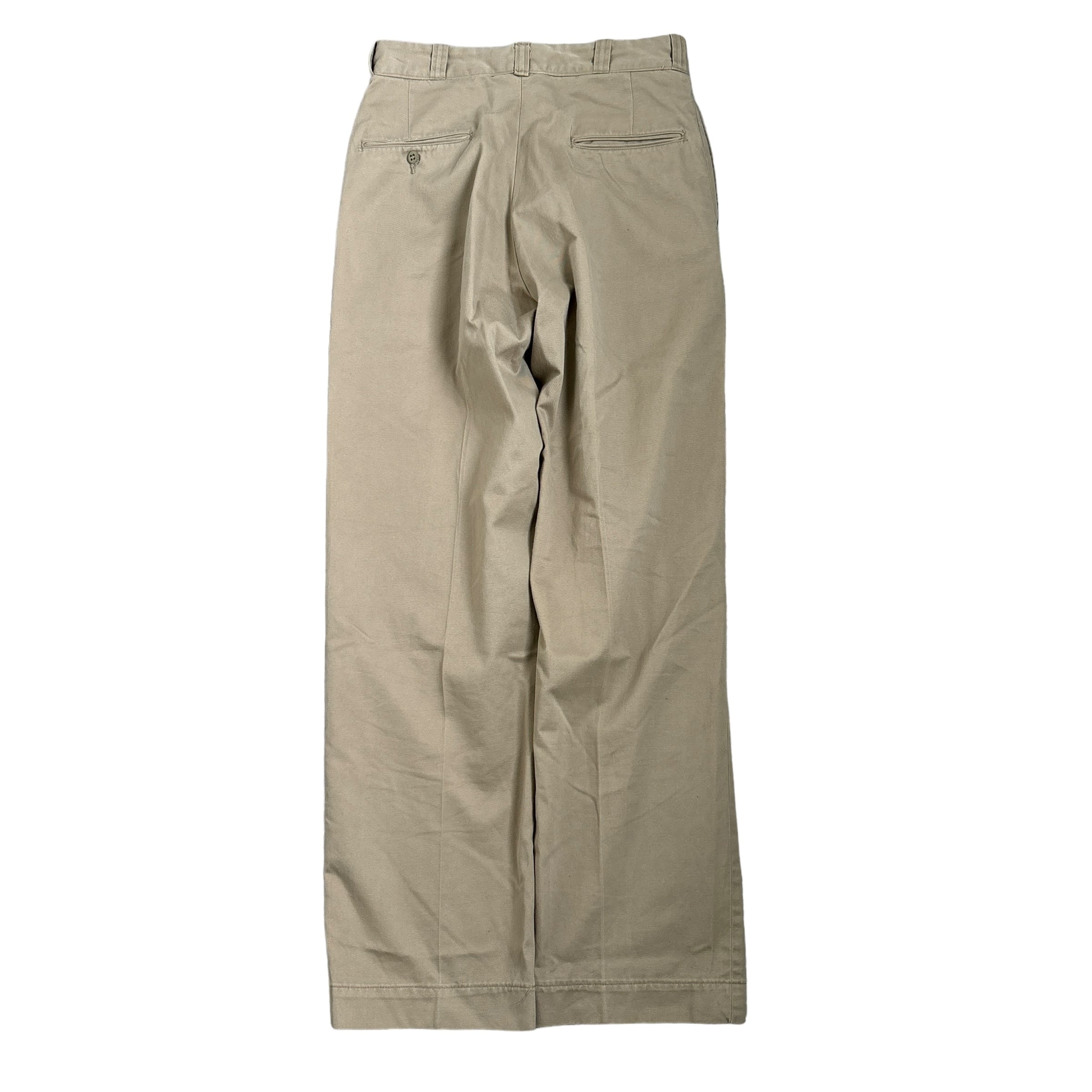 60s U.S.ARMY chino trousers RAPID zipper vintage 60年代 米軍 60s U.S.ARMY chino trousers RAPID zipper vintage 60年代 米軍
