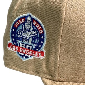 NEW ERA USA 「"LA" Up Side Down 6 Panel BB Cap Camel×White」
