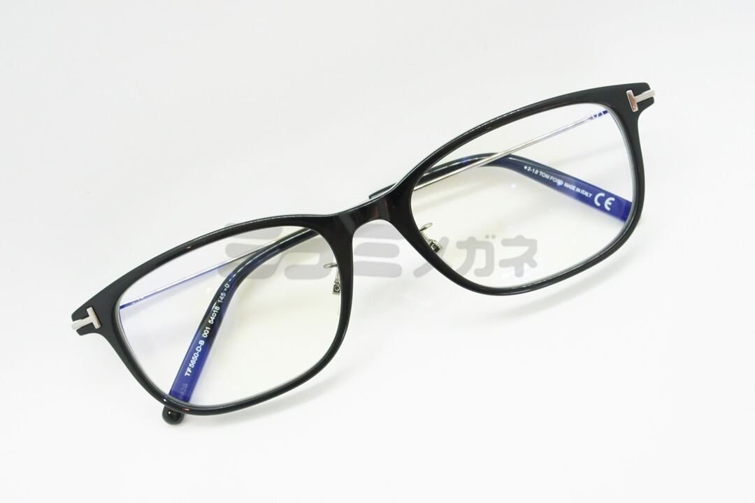 TOM FORD ブルーライトカット TF5650-D-B 001 スクエアメンズ
