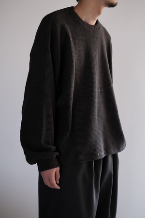 REFOMED / AZEAMI THERMAL TEE "CHARCOAL"