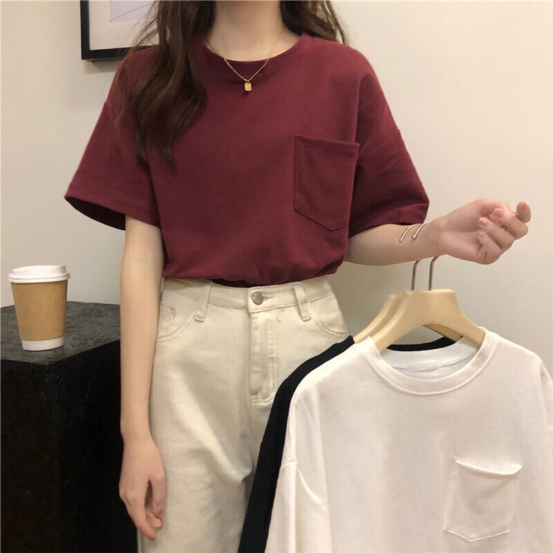 Tシャツ シャツ サマー薄手スタイルルーズホワイト 夏物 1号婦人44514837019