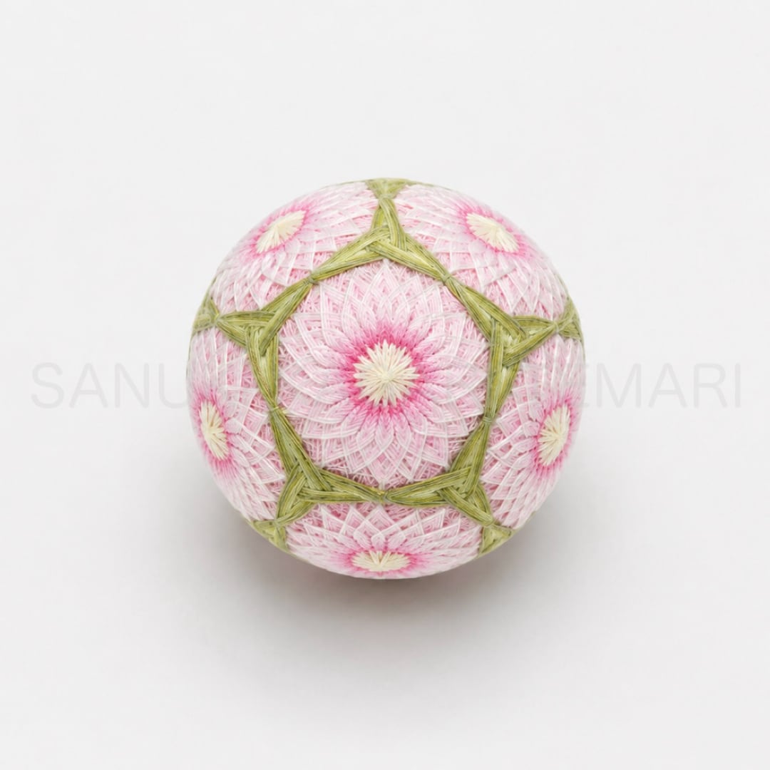 讃岐かがり手まり「十二菊」_MA418-4459