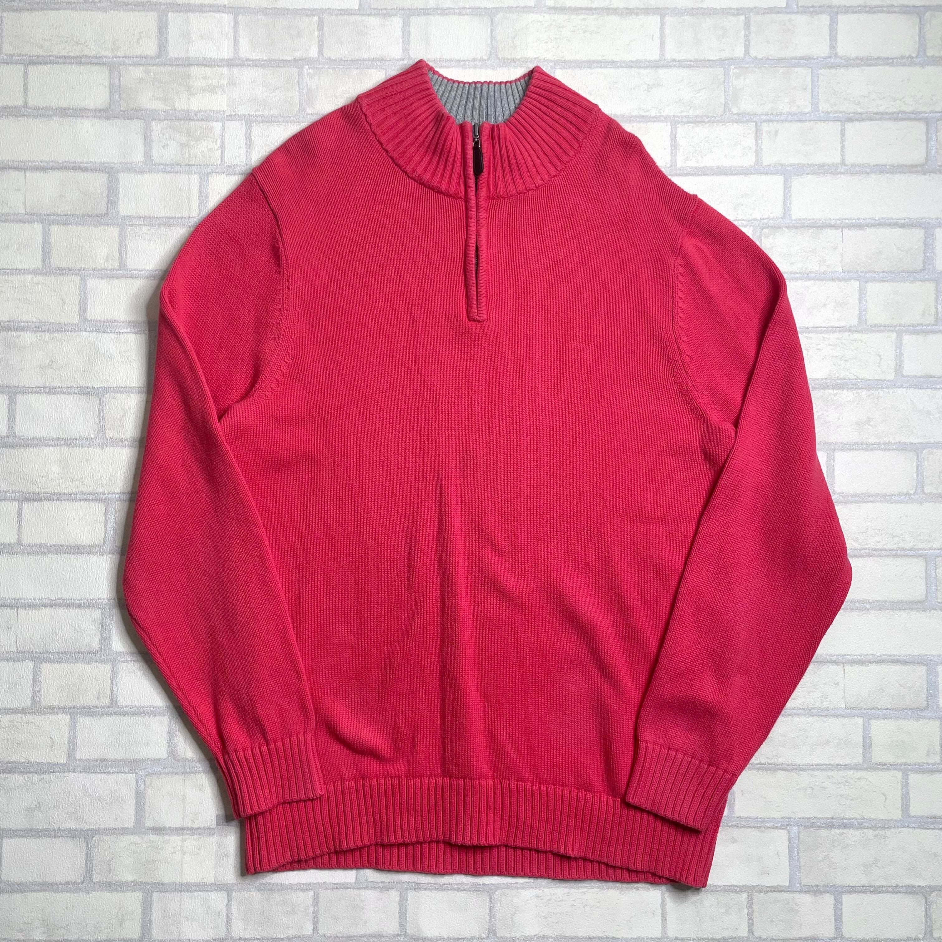 L.L.Bean ハーフジップニット L（XL相当）コットン100% | 古着屋OLDGREEN