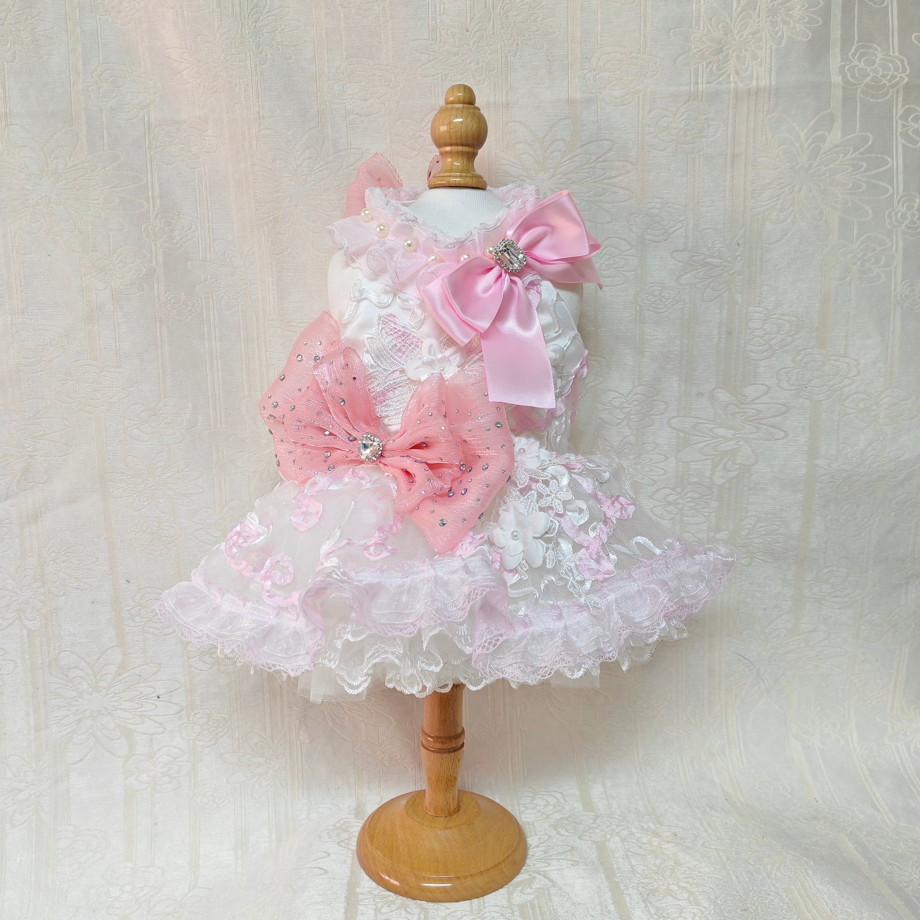 ローズピンクのプリンセスドレス 00494