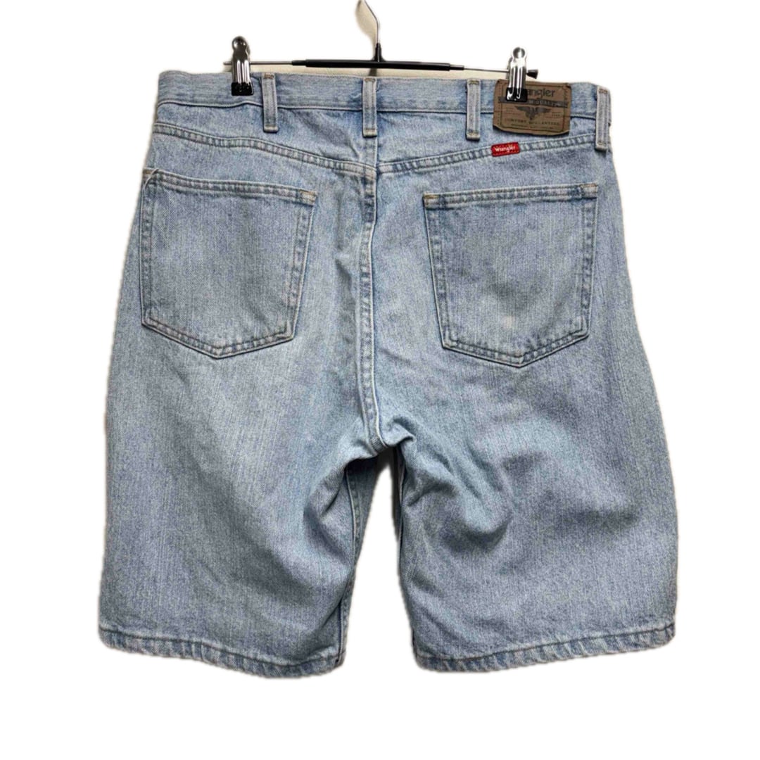 Wrangler リラックスフィット デニムショーツ W34 ライトブルー M