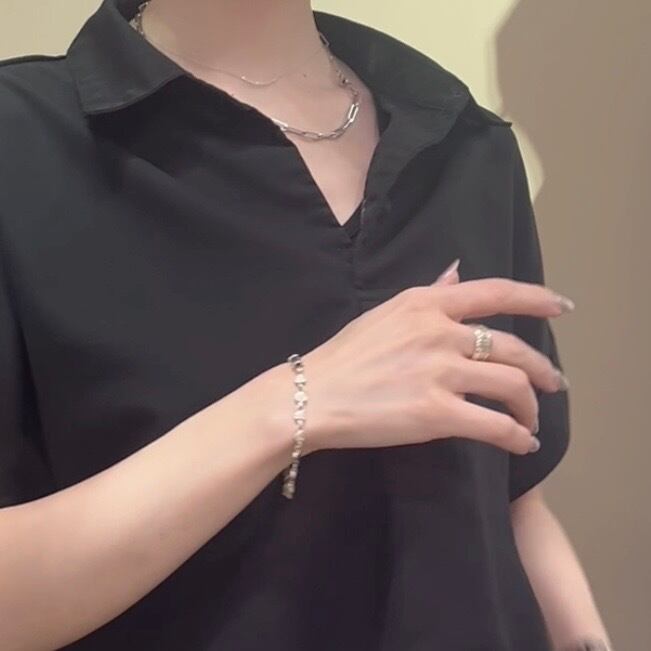 TIFFANY&CO. 】2423 ティファニーハートパフリンク ブレスレット SV925