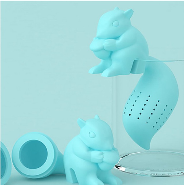 栗をかじりながら しっぽふりふり 癒やします　~Squirrel Tea Infuser~