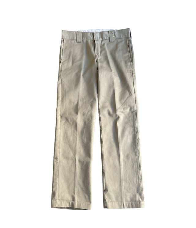 USED DICKIES WORK PANTS -BEIGE-