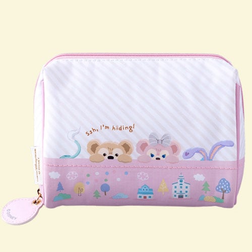 ポーチ ダッフィーたちのかくれんぼ 東京ディズニーシー限定 2019 春イベント ダッフィー&フレンズ ダッフィーのかくれんぼ マチあり 四角型