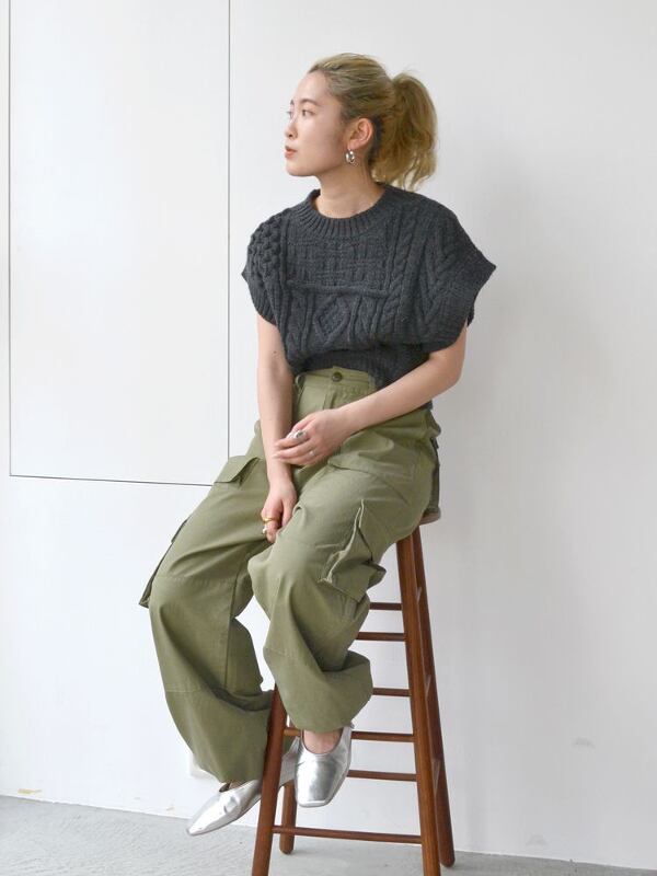 Ungrid アングリッド / ミリタリーボリュームパンツ / 112340726001