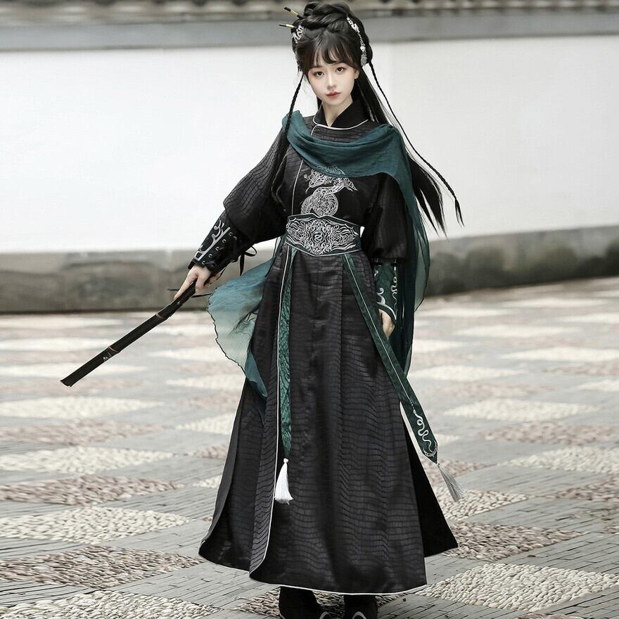 ゴスロリ通販 With U ファッション チャイナ風 セットアップ 5点