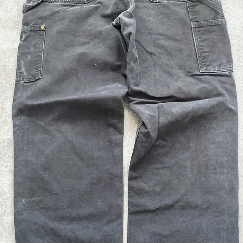 00s USA製 ブラック ダブルニー Carhartt B01 BLK w36 詳細写真15