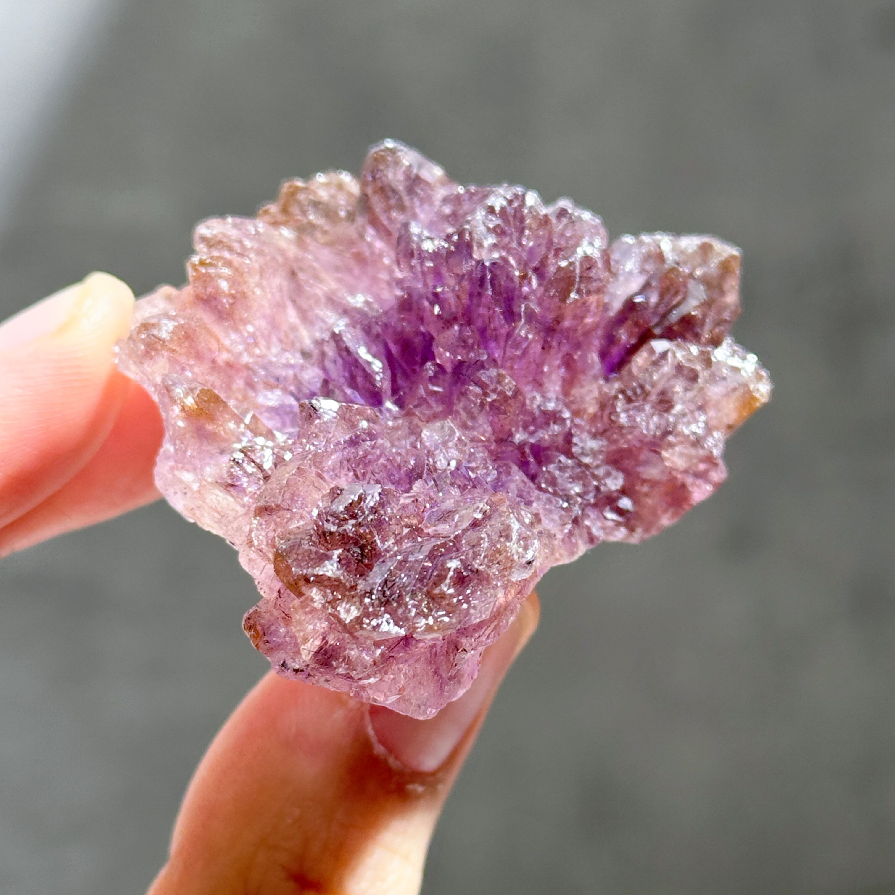 インド・カルール産アメジスト クラスター22◇ Amethyst ◇天然石