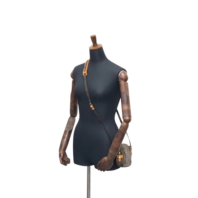 LOUIS VUITTON ルイヴィトン モノグラム ショルダーバッグ ブラウン レザー マルリーバンドリエール vintage ヴィンテージ オールド jehezs