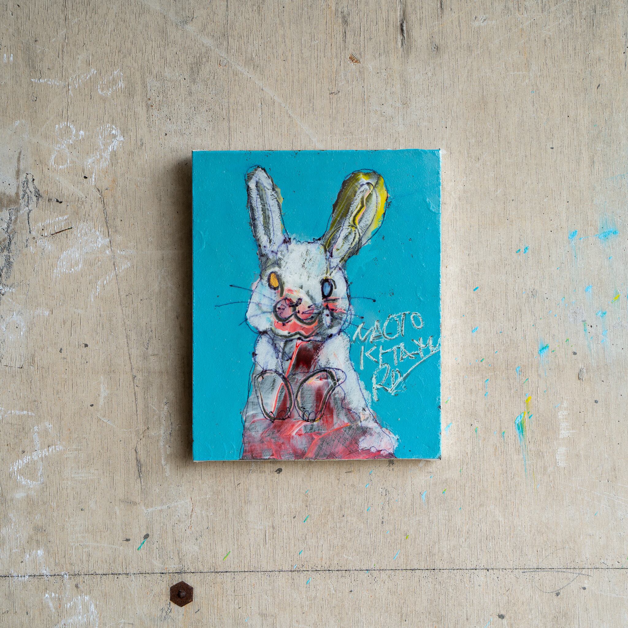 北村直登　原画F0 うさぎ 北村直登 原画 SM 25907 清楚なイメージで通ってる兎 | NAOTO