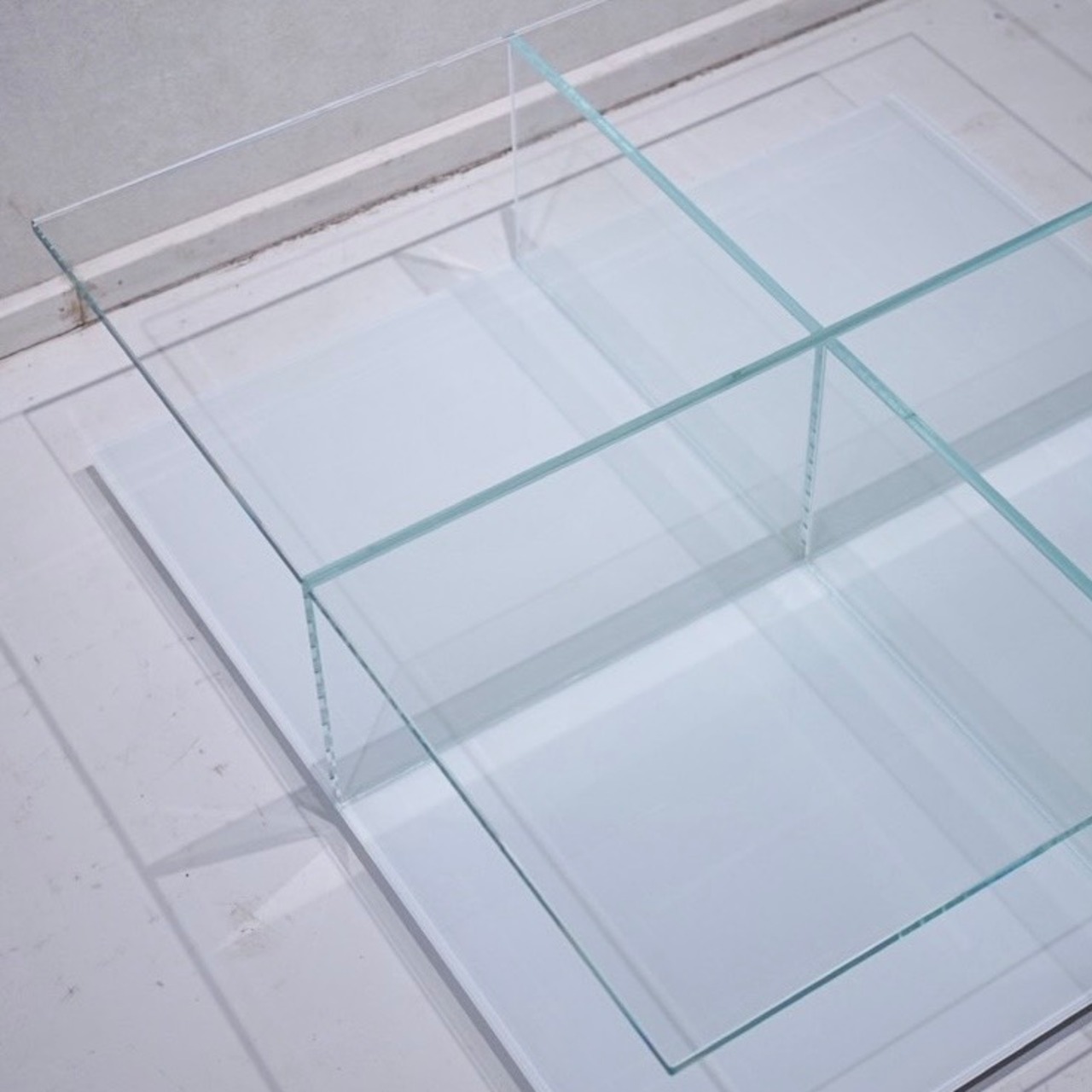 Cassina カッシーナ MEX メックス ローテーブル センターテーブル リビングテーブル コーヒーテーブル ガラステーブル スクエア テーブル モダン ホテルライク ラグジュアリー