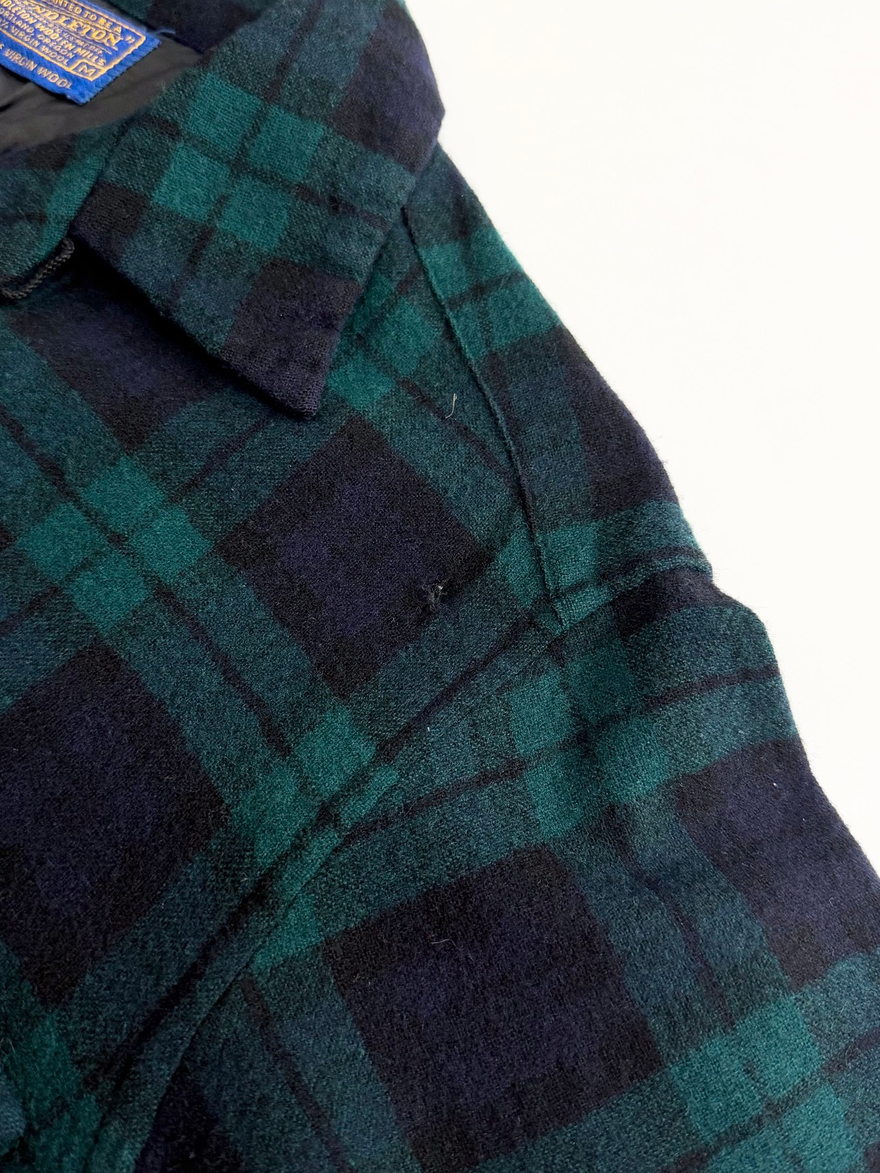 60s PENDLETON WOOL SHIRT Size M