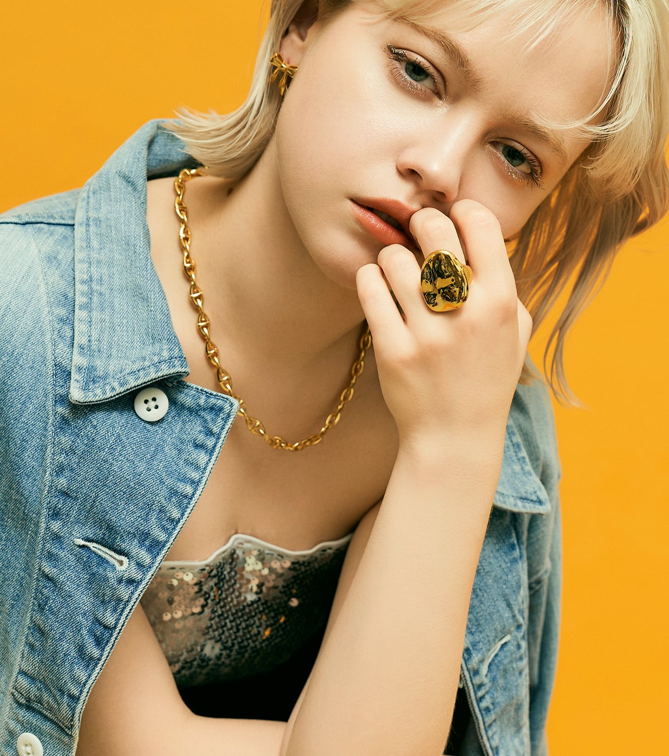 GOLD RUGBY CHAIN NECKLACE ゴールド | I AM THE 1