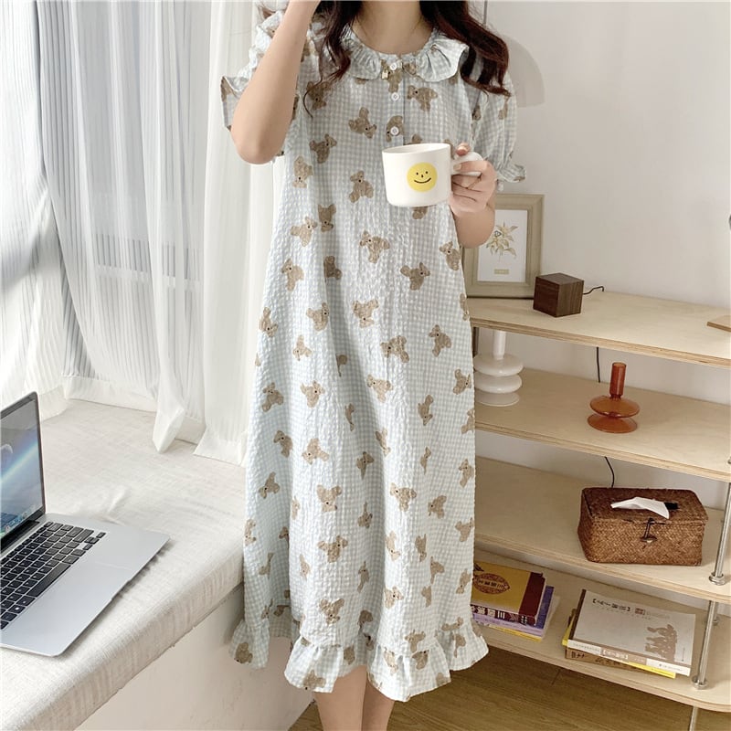 初回送料無料半袖ラウンジウェアパジャマチェックレディースファション服