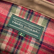 TARAS BOULBA タラスブルバ チェック 長袖 ワークシャツ L/ピンク レッド系 メンズ アシックス