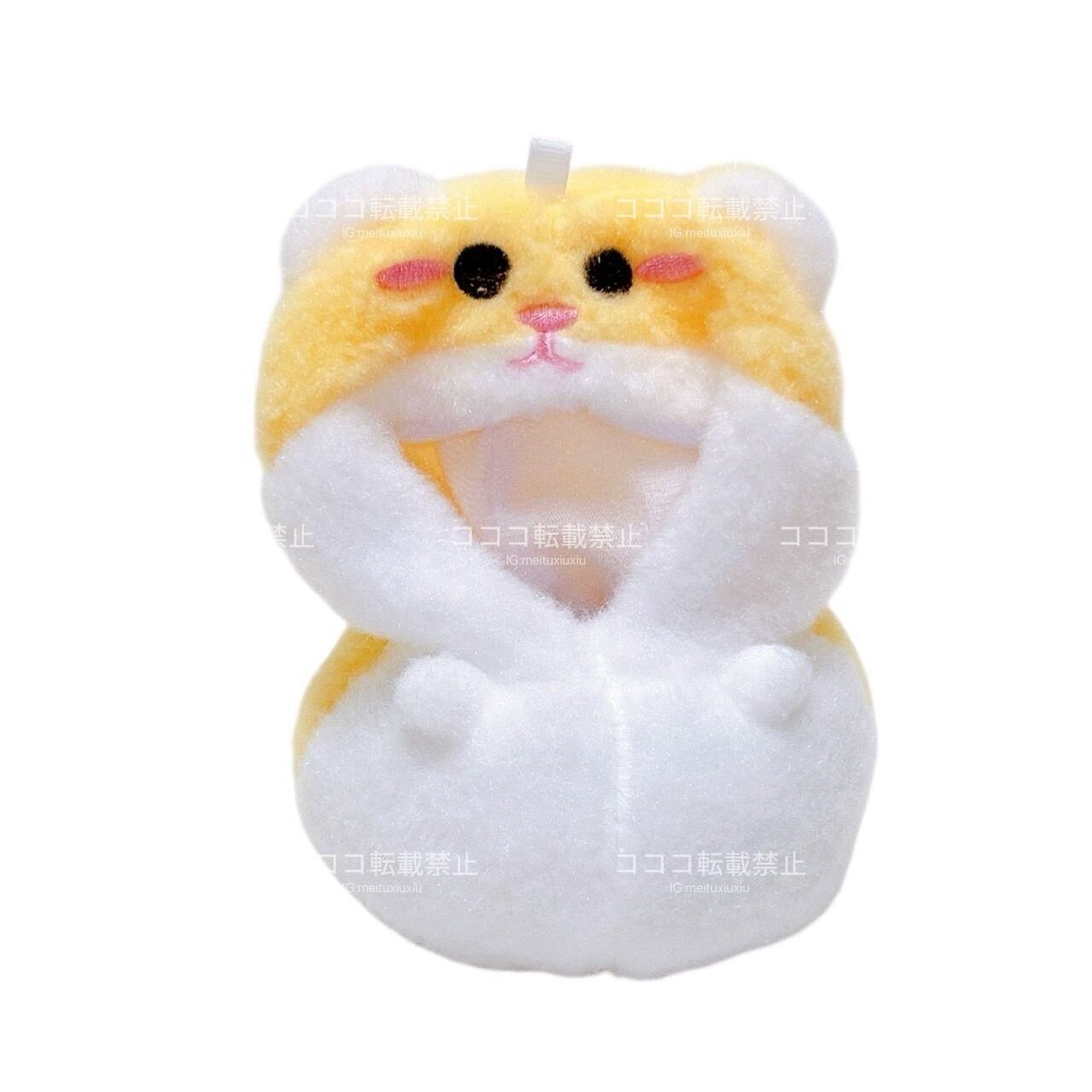 10cmぬい服】もふもふ アニマル 着ぐるみ 動物 三毛猫 ハムスター