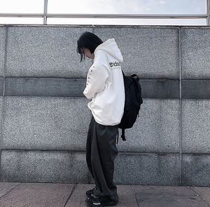 レディース フロントポケットプリントパーカー 韓国ファッション通販 Nosweat レディース フロントポケットプリントパーカー 韓国ファッション通販 Nosweat